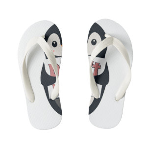 Penguin Sign: Don’t Miss Out Kid's Flip Flops