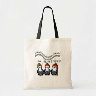 Penguin Sing Tote Bag