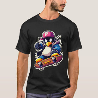 PENGUIN SKATEBOARDER 9 T-Shirt