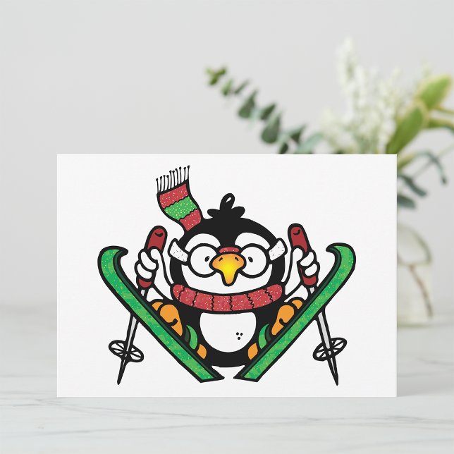 Penguin Ski Jumping Invitations (Creator Uploaded)