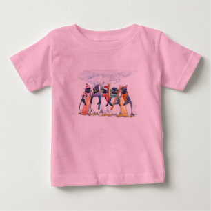 Penguin Ski Team Baby T-Shirt