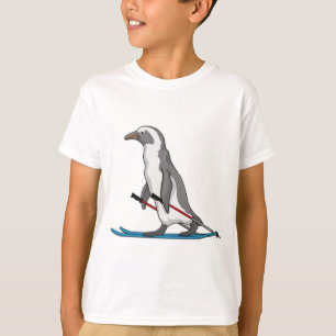 Penguin Skier Ski T-Shirt