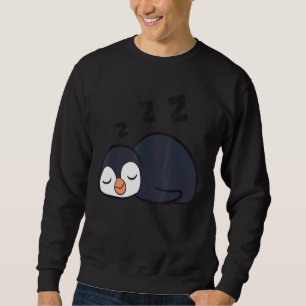 Penguin Sleeping If You Love Me Let Me Sleep Pengu Sweatshirt