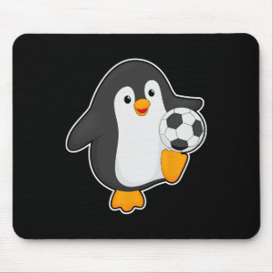 Penguin Soccer Player Soccer Sports Mouse Mat