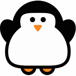 Penguin Standing Photo Sculpture