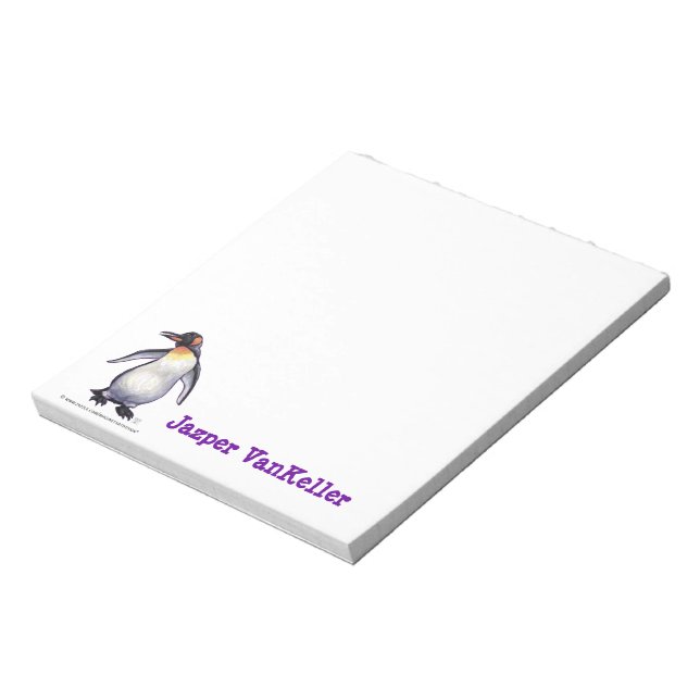 Penguin Stationery Notepad (Rotated)