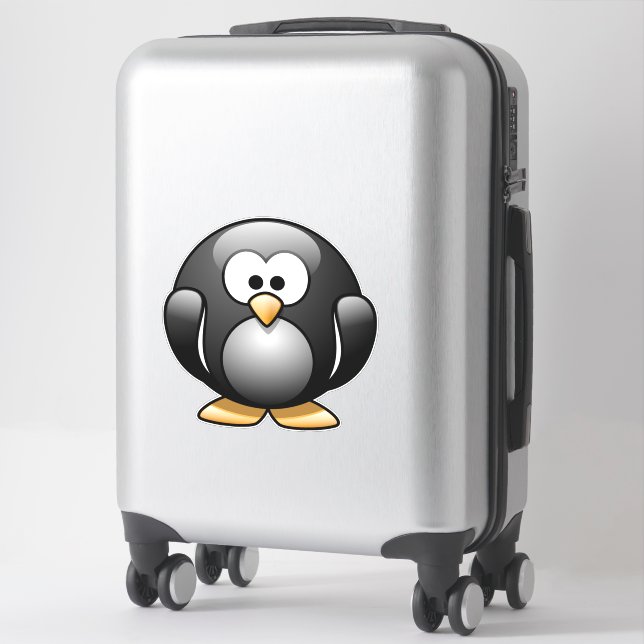 PENGUIN STICKER, EXTRA LARGE DECAL (Suitcase)