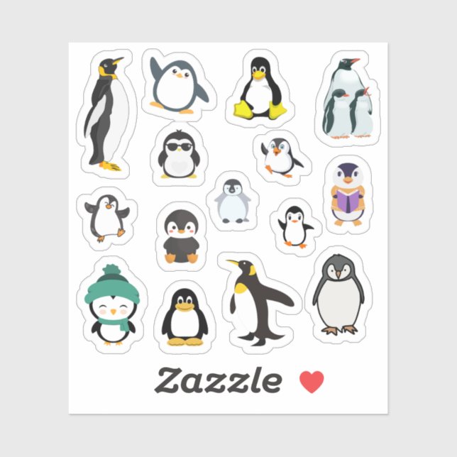 Penguin Stickers (Sheet)