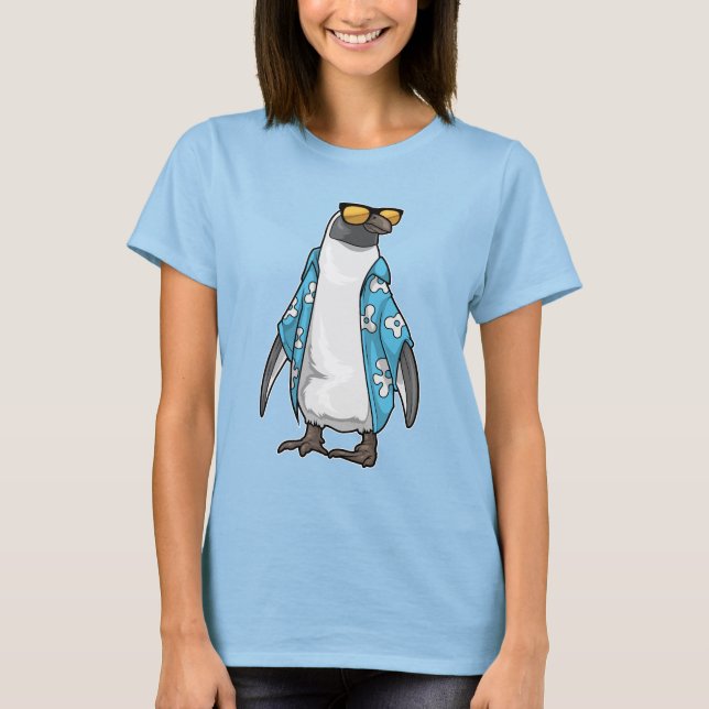 Penguin Summer Sunglasses T-Shirt (Front)