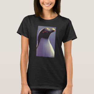 Penguin Sunglasses Wild Animal Bird Sea Bird South T-Shirt