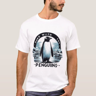 Penguin Support Ocean Environmental Awareness T-Shirt