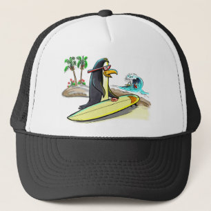 pEnGuIn sUrFeR Trucker Hat
