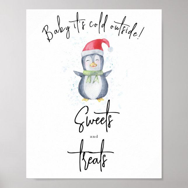 Penguin - Sweets and treats Poster (Front)