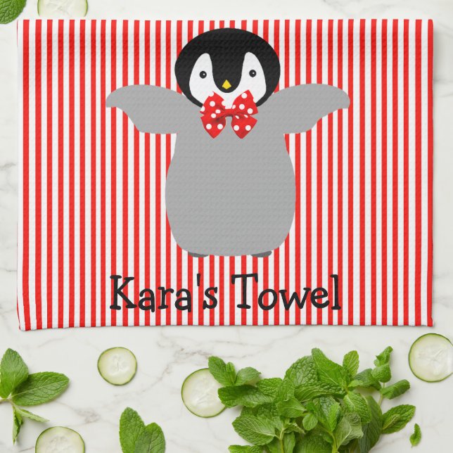 Penguin Tea Towel (Folded)