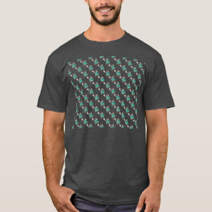 Penguin Tennis Pattern T-Shirt