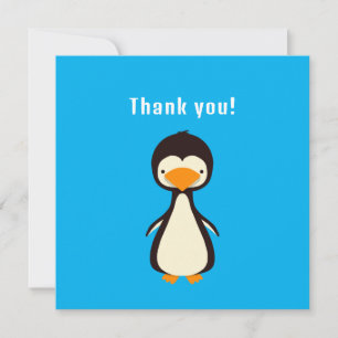 Penguin Thank you Invitation