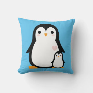 Penguin Theme Baby Shower Cute Cushion