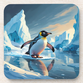 Penguin Themed Beverage Coaster