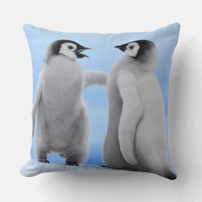 Penguin Throw Pillow (Front)