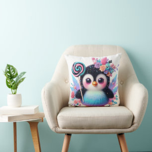 Penguin Throw Pillow