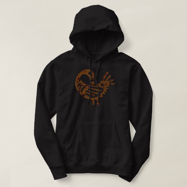 Penguin Tie Dye Pattern Lover Flightless Bird Anta Hoodie (Design Front)