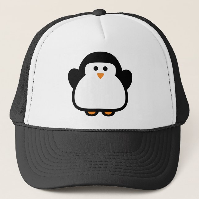Penguin Trucker Hat (Front)