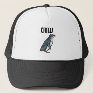 penguin trucker hat