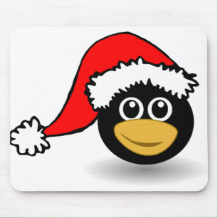 Penguin Tux Bird Happy Animal Christmas Mouse Mat