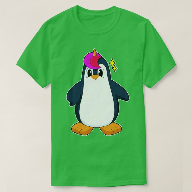 Penguin Unicorn T-Shirt (Design Front)