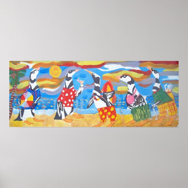 Penguin Vacation Poster (Front)