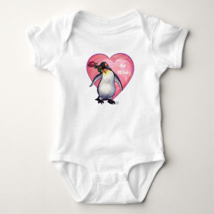 Penguin Valentine's Day Baby Bodysuit