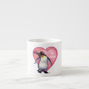 Penguin Valentine's Day Espresso Cup