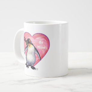 Penguin Valentine's Day Large Coffee Mug