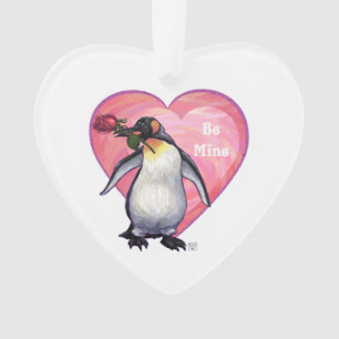 Penguin Valentine's Day Ornament