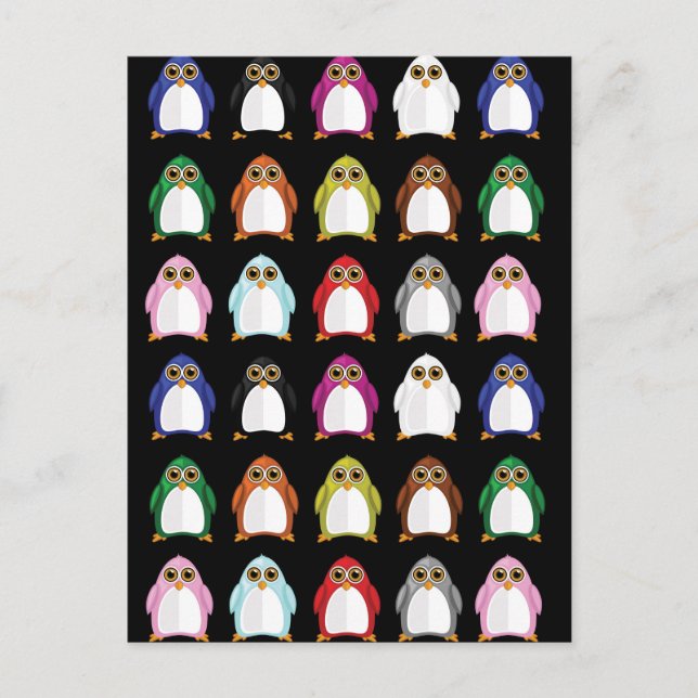 Penguin Variety (2) Postcard (Front)