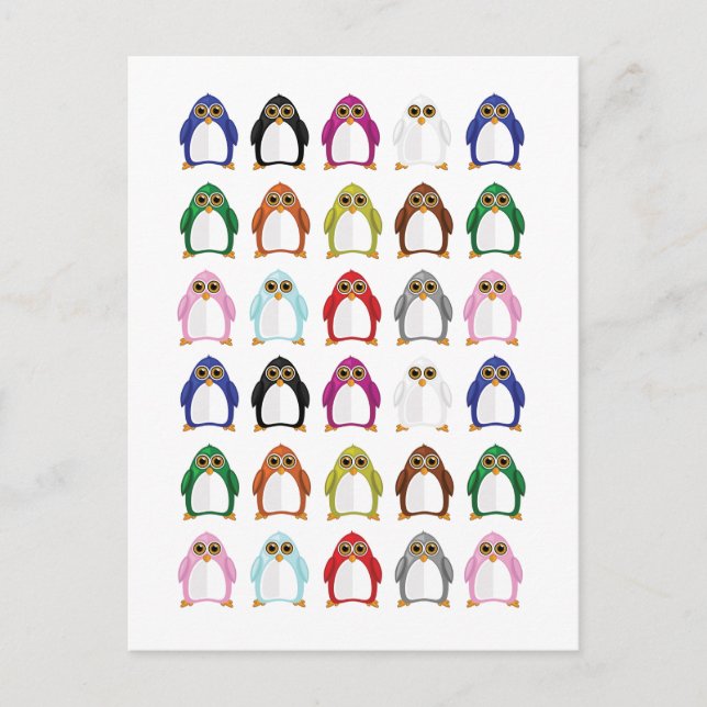 Penguin Variety Postcard (Front)