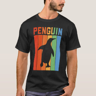 Penguin  Vintage Sunset Retro Penguin T-Shirt