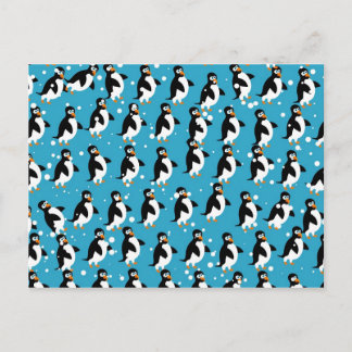 Penguin Wallpaper Postcard