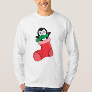 Penguin Warming Up to the Cold T-Shirt