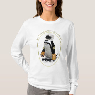 Penguin Wearing Ice Hockey Gear T-Shirt