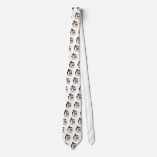 Penguin Wedding Bride and Groom Tie - Customise