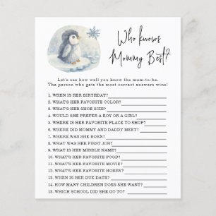 Penguin - Who knows mummy best