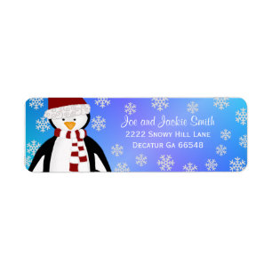 Penguin: Winter Address Labels
