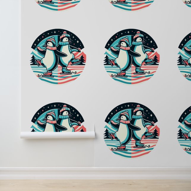 Penguin Winter Waltz Wallpaper (Application)