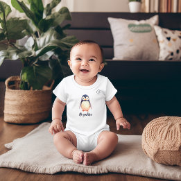 Penguin Winter Wonderland Baby Bodysuit