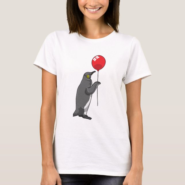 Penguin with Balloon T-Shirt (Front)