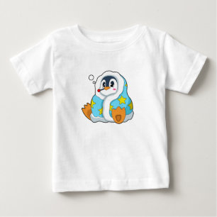 Penguin with Clinical thermometer Baby T-Shirt