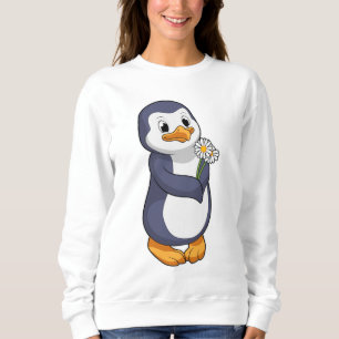 Penguin with Daisy Sweatshirt