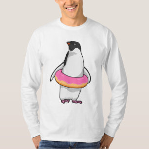 Penguin with Doughnut T-Shirt