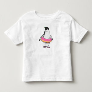 Penguin with Doughnut Toddler T-Shirt